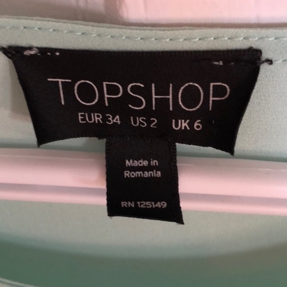 3/30$ Topshop Side Split Chiffon T-shirt - Picture 4 of 6